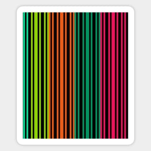 Color Stripes | Racing Track Pattern Magnet